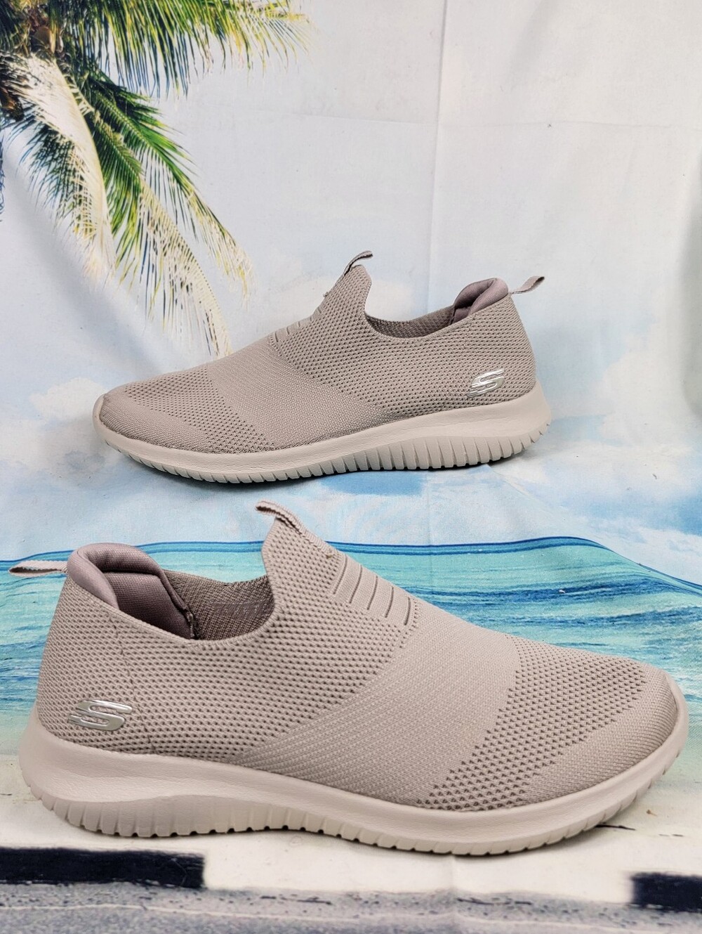 Skechers Ultra Flex First Take In Taupe Womens 10